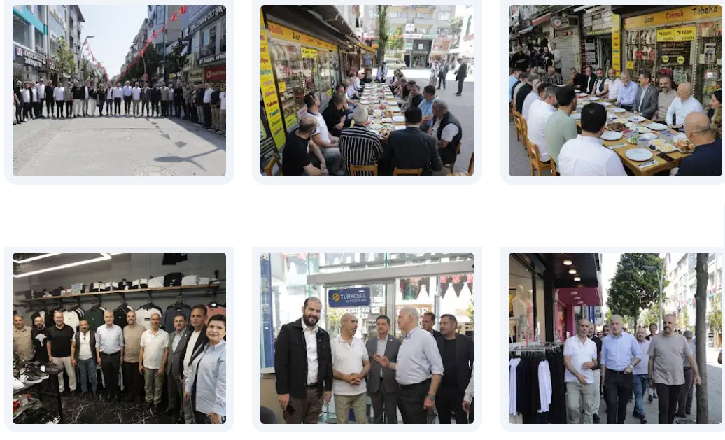 Başkan Altuğ, Çark Caddesi Ticaret Erbaplarıyla Bir Araya Geldi 