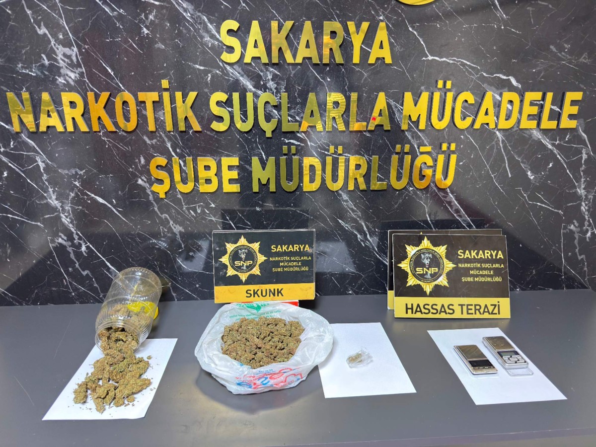 Sakarya'da uyuşturucu operasyonu 1 tutuklama