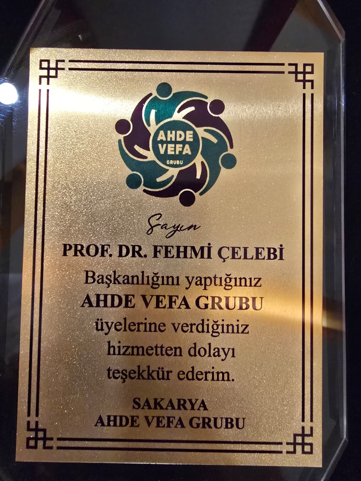 Ahde Vefa’da Bayrak değişimi başkanlık görevine Bedrettin Yaylalı seçildi