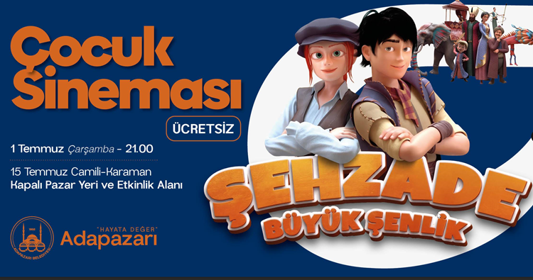 Adapazarı'nda Çocuk Sinemaları Başlıyor