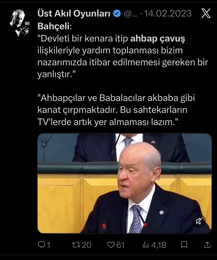 Alkaş: “Liderimiz engin ferasetiyle uyardığında bize hakaret edenler. Şimdi neredesiniz .”
