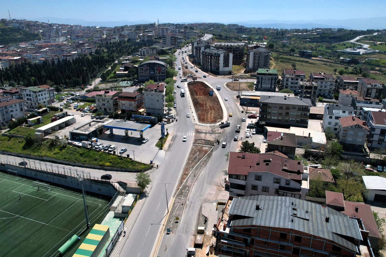  Kocaeli Büyükşehir’den örnek bir kavşak düzenlemesi daha
