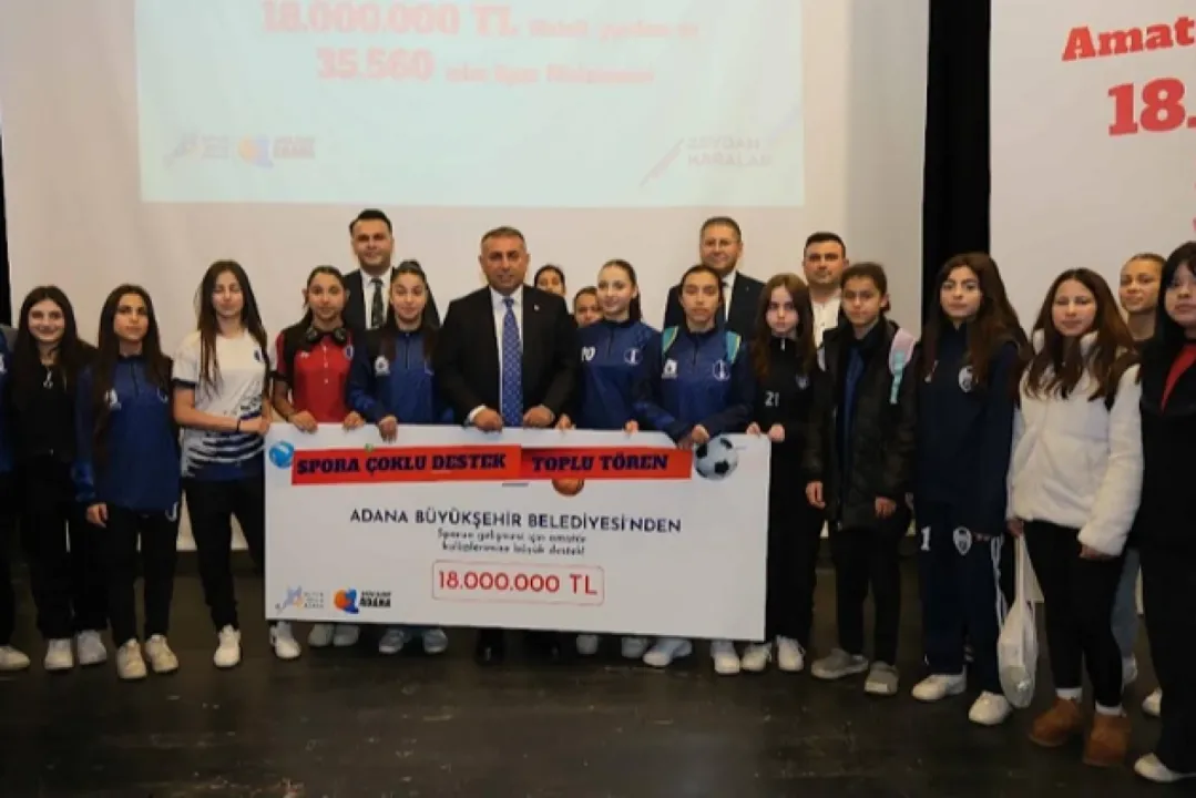 Adana Büyükşehir Belediyesi’nden amatör spor kulüplerine destek