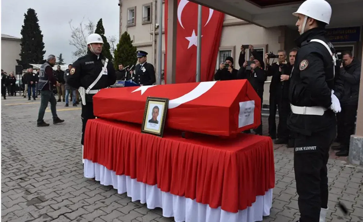 Hendek’te Polis Umut Sıbıç İçin Son Görev…